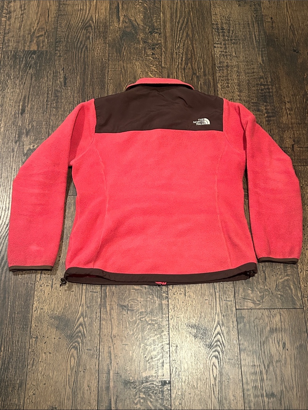 The North Face Pink and Brown Denali Fleece Zip-Up - Picture 3 of 8
